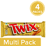 Twix Caramel Cookie Chocolate Bar 4x(2 Portions x 25 g) Multipack