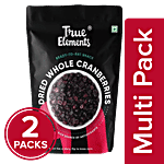 True Elements Dried Whole Cranberries 2x500 g Multipack