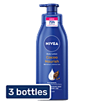 Nivea Cocoa Nourish Body Lotion For Very Dry Skin - With Coconut Oil & Cocoa Butter 3x400 ml (Multipack)