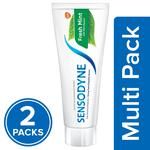 Sensodyne Fresh Mint Sensitive Toothpaste - For Strong Teeth & Healthy Gums 2x150 g (Multipack)