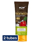 Wow Skin Science Apple Cider Vinegar Face Wash - Cleanses, Restores Skin's Healthy pH 2x100 ml (Multipack)