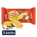 Sunfeast All Rounder - Thin, Light & Crunchy Potato Biscuit With Chatpata Masala Flavour 75 g (Pack of 3)