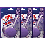 Harpic Hygienic Toilet Cleaner Rim Block, Lavender 3x26 g Multipack