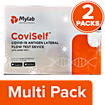 Mylab CoviSelf Kit - COVID 19 Rapid Antigen Test, Single-Use, For Self Testing At Home 2x1 pc (Multipack)