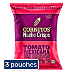 Cornitos Tomato Mexicana Nacho Crisps 3 x 55 g (Multipack)