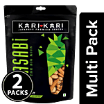 Kari Kari Wasabi - Japanese Premium Snacks, Roasted, Rich In Protein, Crunchy & Light 2x60 g Multipack