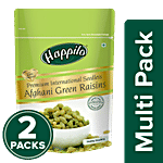 Happilo Premium Afghani Seedless Raisins 2x200 g Pouch Multipack