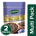 Happilo Premium Authentic Flax Seeds Roasted 2x250 g Pouch Multipack