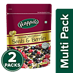 Happilo Premium International Seeds & Berries 2x200 g Pouch Multipack