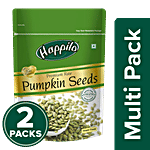 Happilo Premium Pumpkin Seeds - All Natural 2x200 g Pouch Multipack