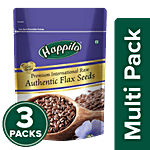 Happilo Premium Raw Authentic Flax Seeds 3x250 g Pouch Multipack