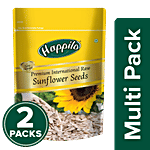 Happilo Premium Raw Sunflower Seeds - No Shells 2x250 g Pouch Multipack