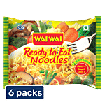 Wai Wai Ready To Eat Veg Masala Flavoured Instant Noodles 6x65 g (Multipack)