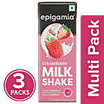 Epigamia  Strawberry Milkshake 3 x 180 ml Multipack