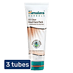Himalaya Oil Clear Mud Face Pack 3x50 g Multipack