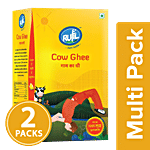 Rufil Cow Ghee - Pure, Made From 100 % Cow Milk 2x500 ml Multipack