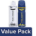Park Avenue Body Spray - Voyage 150 ml + Fragrance Body Spray - Good Morning 150 ml Combo (2 Items)