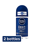 Nivea Deodorant Roll-On - Deep Impact Freshness, 48 H Anti-Perspirant Freshness 2x50 ml (Multipack)