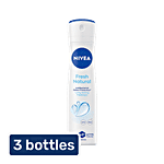 Nivea Fresh Natural Women Deodorant - Long Lasting Freshness & 48H Protection 3x150 ml (Multipack)