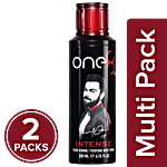 One8 By Virat Kohli Perfume Body Spray - Intense, Long Lasting Fragrance, For Men 2x200 ml (Multipack)