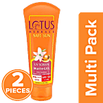 Lotus Herbals Safe Sun Uv Screen Matte Gel PA+++ - SPF 50 2x100 g Multipack