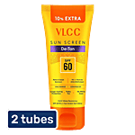 VLCC De-Tan Water Resistant SPF 60 PA+++ Sunscreen Gel Creme 2x110 g (Multipack)