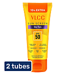 VLCC De-Tan SPF 50 PA+++ Sun creen Gel Creme 2x110 g (Multipack)
