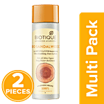 BIOTIQUE Sunscreen Lotion - Bio Sandalwood 50 SPF For All Skin Types 2x190 ml Multipack
