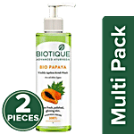 BIOTIQUE Bio Papaya Scrub Wash 2x200 ml Multipack