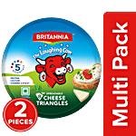 The Laughing Cow Creamy Cheese Triangles 2x120 g Multipack