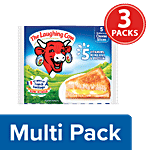 The Laughing Cow Cheese Slices 3x100 g Multipack