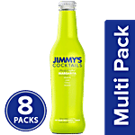 Jimmys Cocktails Margarita Non-Alcoholic Beverage - Lemon, Lime, Chili, Agave 8x250 ml Multipack