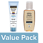 Neutrogena Mini Travel Multipack - Sunscreen 30 ml + Deep Clean 50 ml Combo 2 Items