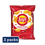 Lay's Red Chilli Flavour Wafer Chips 3 x 48 g Multipack