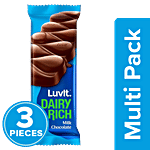 LuvIt Dairy Rich Milk Chocolate Bar 3 x 27 g (Multipack)