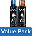 One8 By Virat Kohli Perfume Body Spray (Aqua, Willow), 200 ml Combo 2 Items