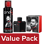 One8 By Virat Kohli Eau De Parfum - Intense, 100 ml + Perfume Body Spray - Intense, 200 ml Combo 2 Items