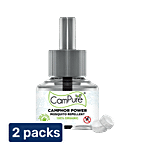 Campure Mosquito Repellent Refill - Camphor Power, Organic, Safe For Children 2 x 45 ml Multipack