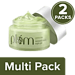 Plum Green Tea Renewed Clarity Night Gel 2X50 ml (Multipack)