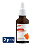 Plum Mandarin & 15% Vitamin C Face Serum - Glow Boost 2 x 30 ml (Multipack)