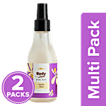 Plum BodyLovin' Vanilla Vibes Body Mist - Infused With Aloe Vera, Vegan, Cruelty-Free 2X150 ml (Multipack)