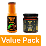 NAAGIN Original Indian Hot Chilli Medium, 230 g + Indian Spice Essentials 140 g Combo 2 Items