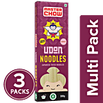 MasterChow Udon Noodles - Thick, Flat, Wheat, Soft, Chewy Texture 3x300 g Multipack