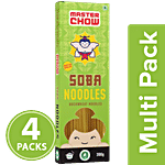 MasterChow Soba Noodles - Buckwheat, Natural, Healthy 4x300 g Multipack