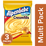 Alpenliebe Creamfills Butter Toffee Centre Filled Candy 3x140 g (Multipack)