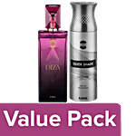 Ajmal Ajmal Diza EDP 100ml and Silver Shade Deo 200ml for Men & Women pack of 2 Combo 2 Items