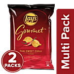 Lay's Gourmet Potato Chips - Thai Sweet Chilli, Crispy 2x80 g Multipack