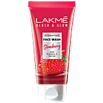Lakme Blush & Glow Strawberry Freshness Gel Face Wash With Strawberry Extracts 3 x 100 g Multipack