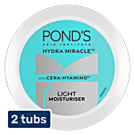 Pond's Light Moisturiser With Cera-Hyamino For 5X Dryness Repair 2x200 ml (Multipack)