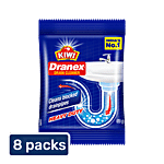 Kiwi Dranex Drain Cleaner 8 x 50 g Multipack